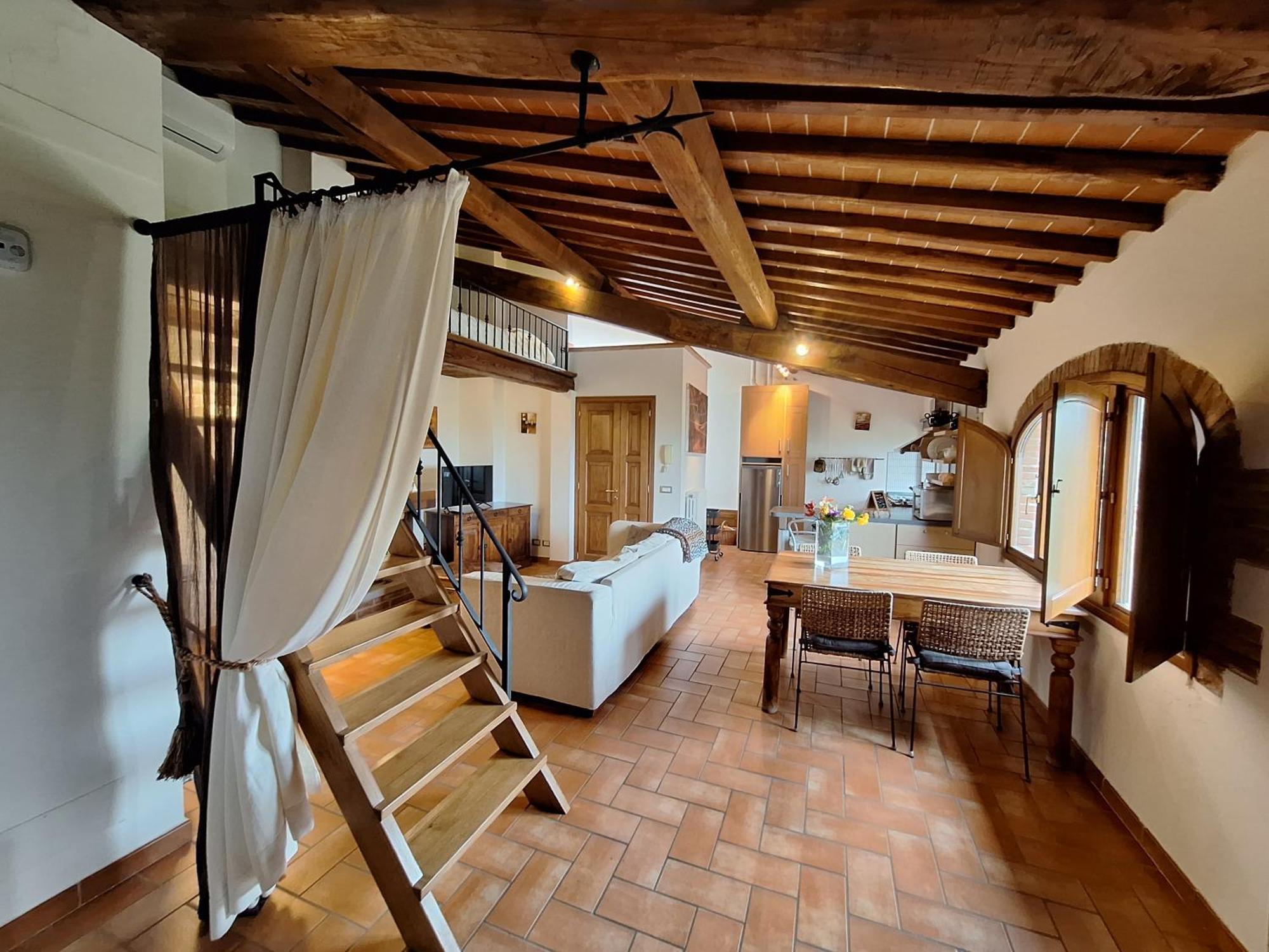 Casa Del Tramonto Daire Civitella in Val di Chiana Dış mekan fotoğraf
