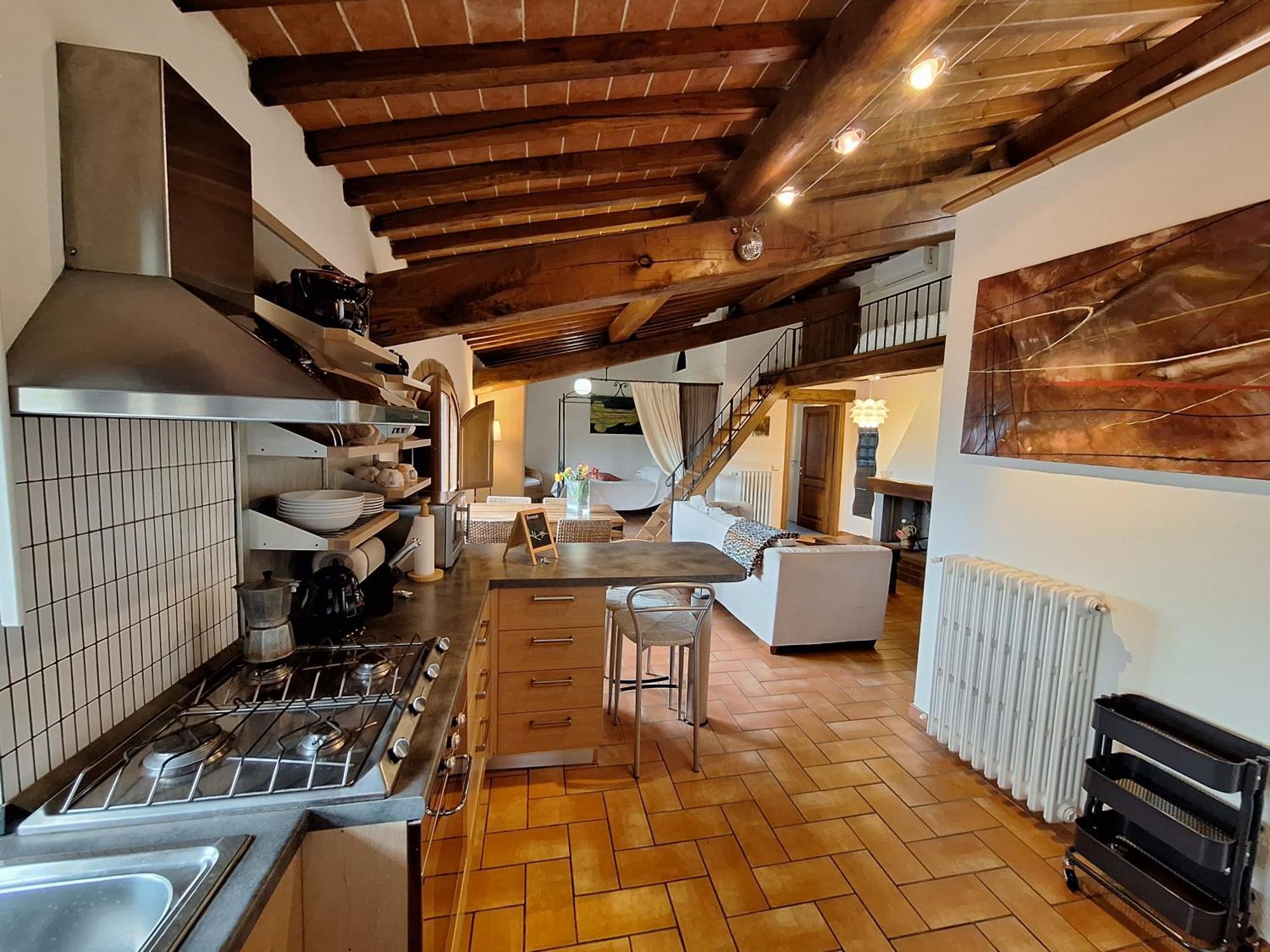 Casa Del Tramonto Daire Civitella in Val di Chiana Dış mekan fotoğraf